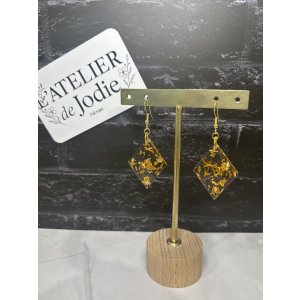 Boucles d'oreilles "Éclat Doré" - Divers modèles - Formes géométriques 1