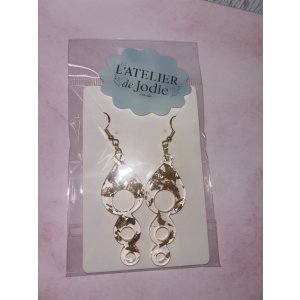 Boucles d'oreilles "Éclat Doré" - Divers modèles - Cercle graphique