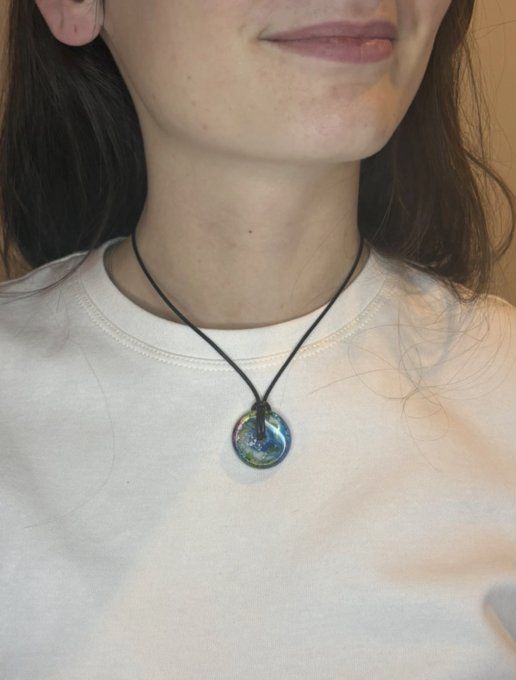 Collier « Galaxie » - Fait Main en Résine Époxy