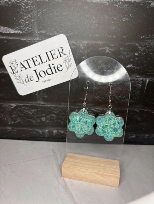 Boucles d'oreilles "Cristal"
