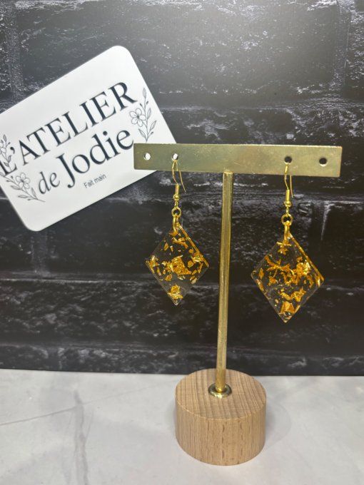 Boucles d'oreilles "Éclat Doré" - Divers modèles