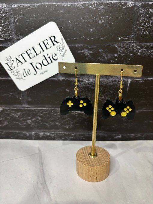 Boucles d'oreilles Manettes