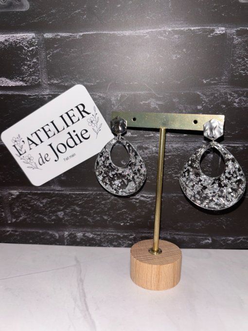Boucles d'oreilles "Cristalline"