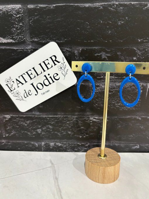 Boucles d'oreilles "Saphir"