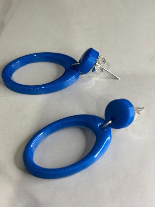 Boucles d'oreilles "Saphir"