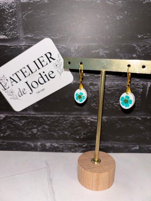 Boucles d'oreilles "Azurine"