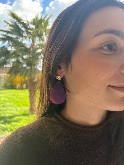 Boucles d'oreilles "Nébuleuse"