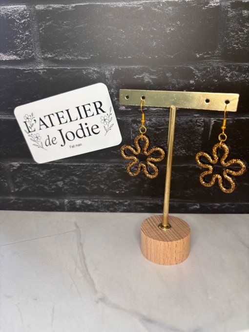 Boucles d'oreilles "Pétunia"
