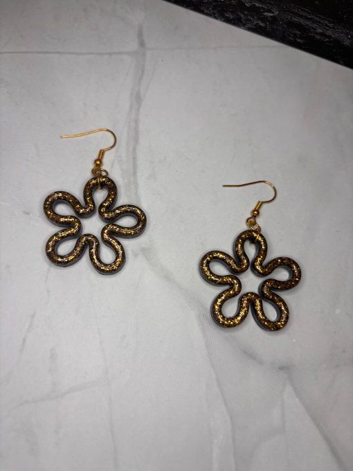Boucles d'oreilles "Pétunia"