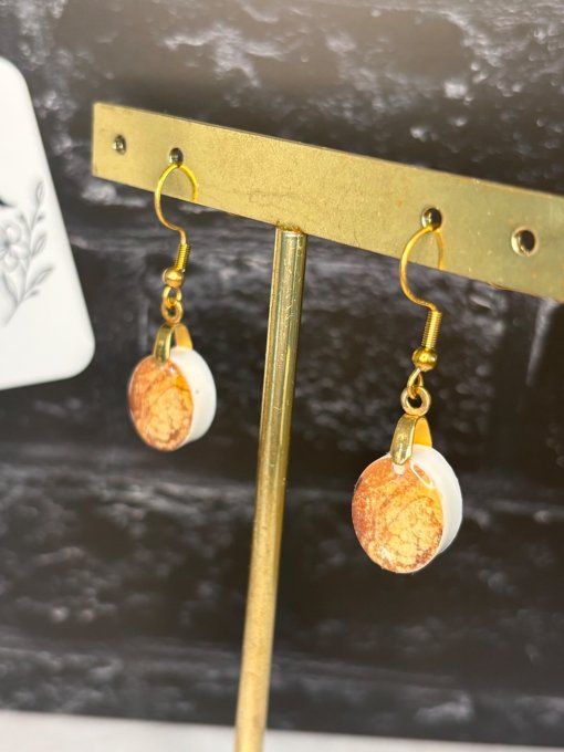 Boucles d’oreilles "Minérale"