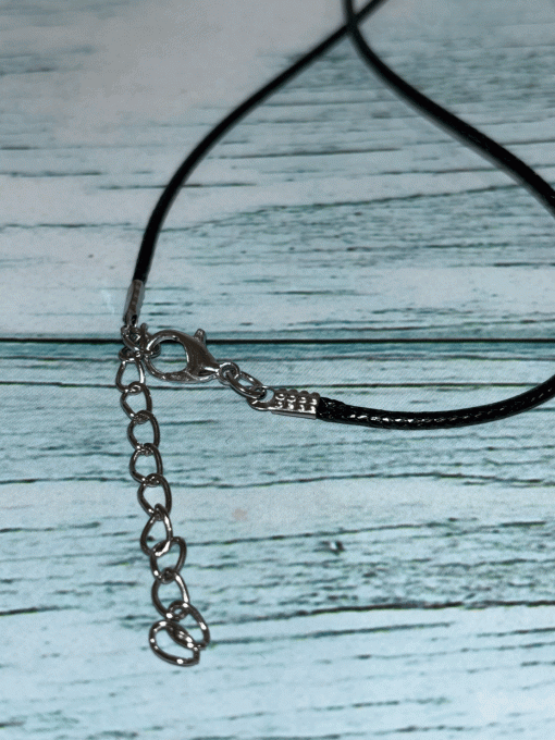 Collier pendentif avec image fleur de Tahiti
