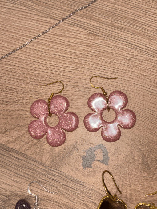 Boucles d'oreilles "Églantine"