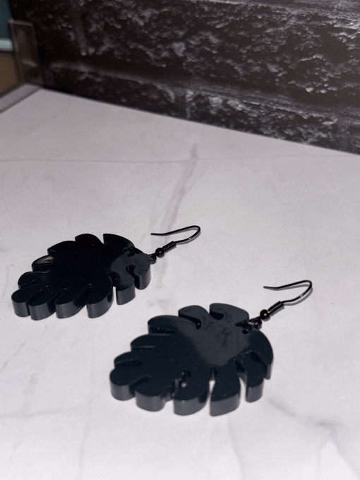 Boucles d’oreilles "Monstera"
