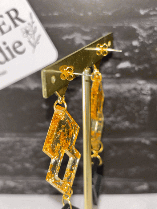 Boucles d'oreilles "Élégance Graphique"