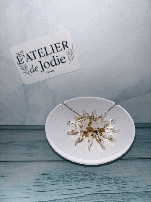 Collier « Soleil » doré