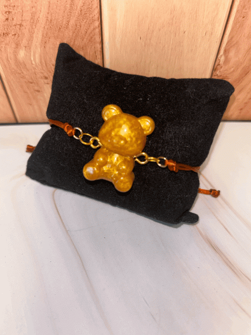 Bracelet nounours doré