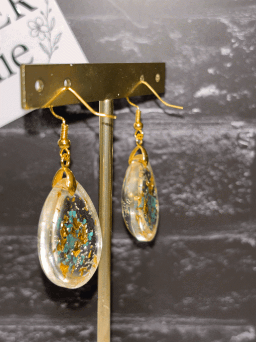 Boucles d'oreilles "Rosée d'Azur"