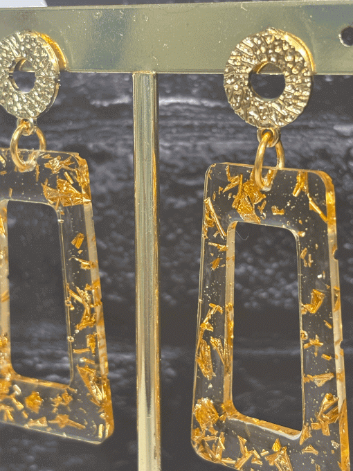 Boucles d'oreilles dorée