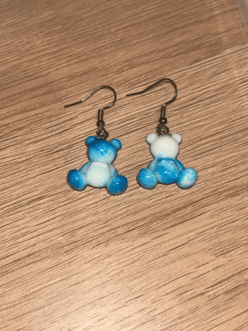 Boucles d'oreilles "Ourson Câlin" – coloris au choix