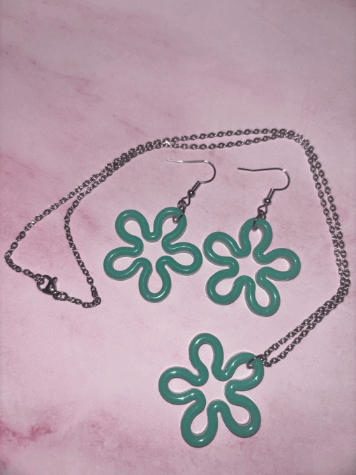 Parure Fleur graphique