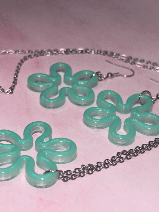 Parure Fleur graphique