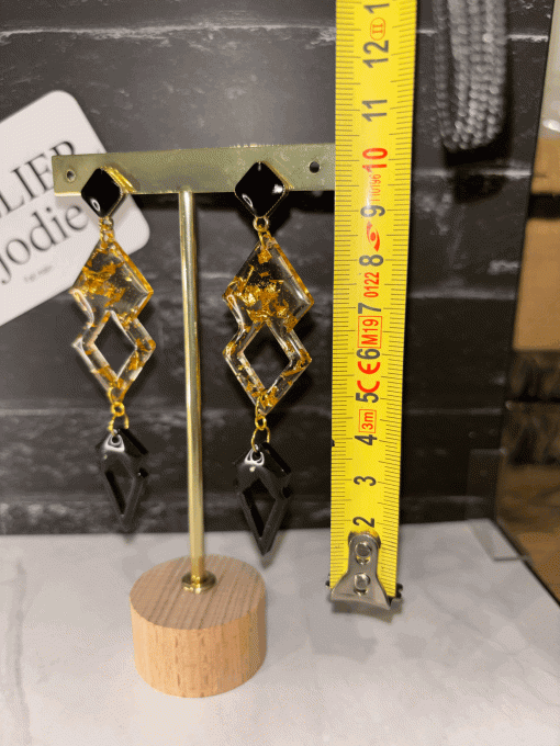 Boucles d'oreilles "Élégance Graphique"