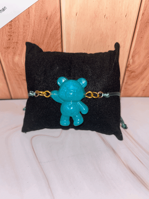 Bracelet ours vert